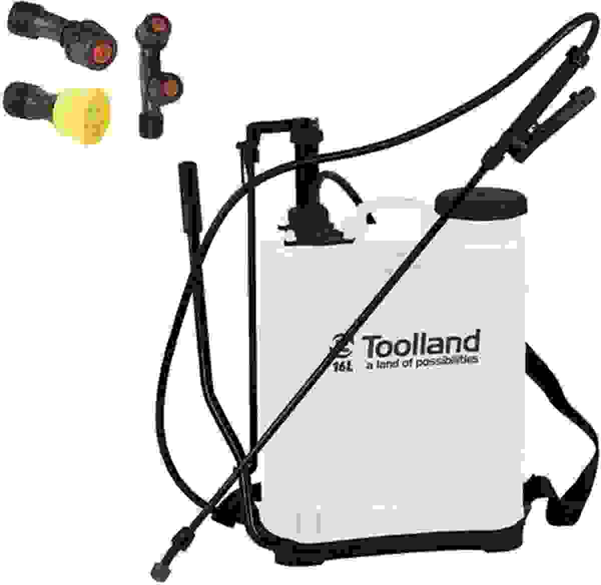 Toolland Drucksprüher - 16 L - inkl. 3 Düsen