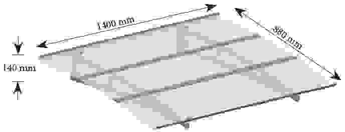 Türmarkise MADRID 1400 - Grau - 140 cm breit