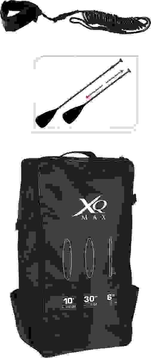 XQ Max Special Edition Windsurf/Sup Board Set MIT Tragetasche - 13-teilig - Gelb/Schwarz - bis zu 150 kg - 305 cm - Aufblasbar - Segel 2m²,