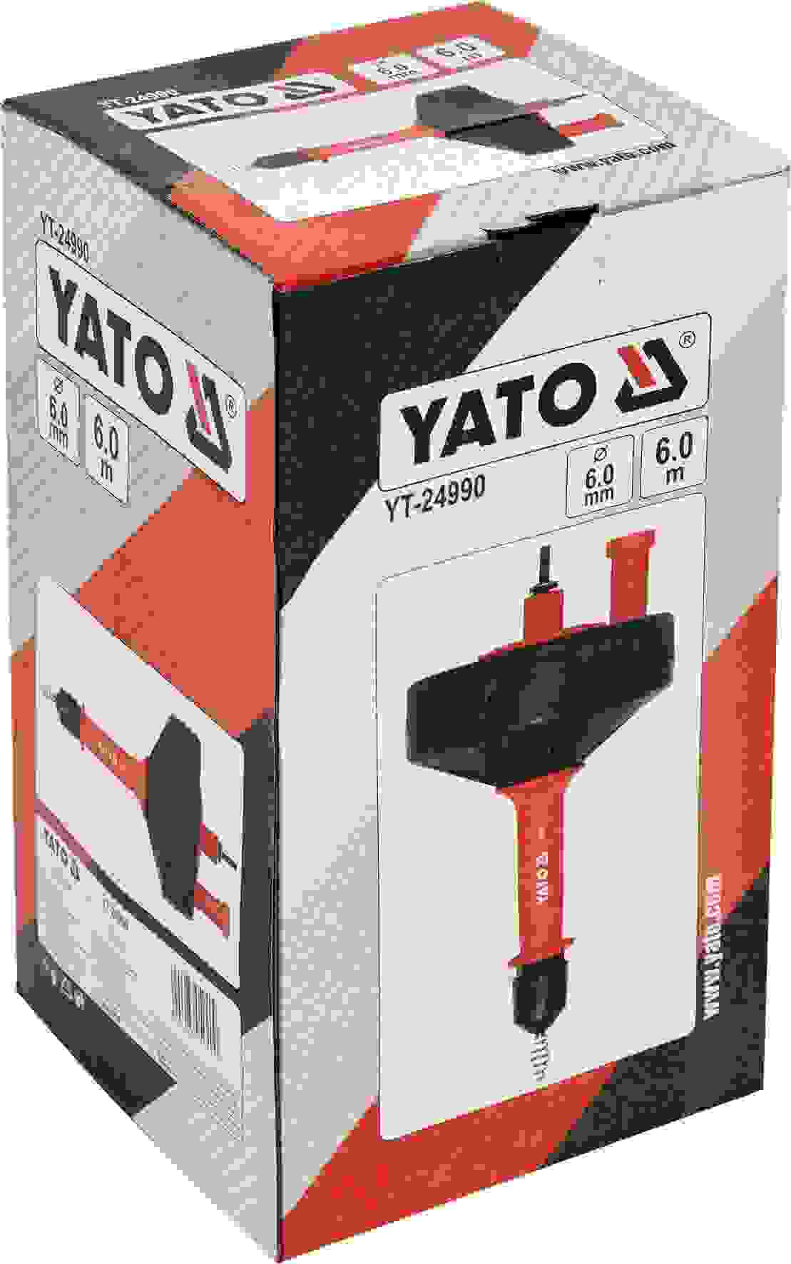 YATO Drill-Driven Drain Unblocker - 6 Meter