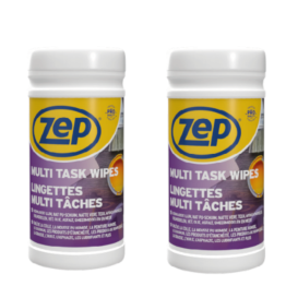 ZEP Multi Task Wipes - Reinigungstücher - 100 Stück x 2 Stück - Sparpack - 2 Stück