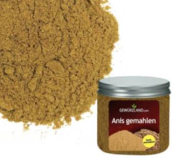 Anis gemahlen, süß-aromatisch bis würzig-herb, besonders fein - Gewürze kaufen