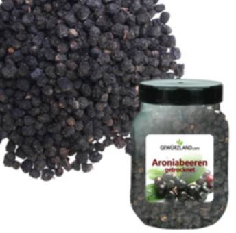 Aronia Beeren, getrocknet, hohe Qualität, sehr schöne Beeren - Gewürze kaufen