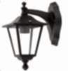 Außenwandlampe Aluminium IP44 Schwarz Rustikal elegant