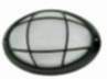 Außenwandlampe Maritim oval B:22cm IP44 E27 Schwarz