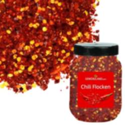 Chili Flocken, Chillies geschrotet, sehr schöne Farbe