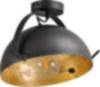 Design Deckenlampe Grau Metall Gold Ø30cm LARINO