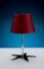 Designer Tischlampe Rot aus Messing Maritim