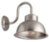 Edle Wandlampe ARTEMIS Nickel Echt-Messing Treppe