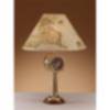 Extravagante Tischlampe MIREA Maritim 62cm Messing