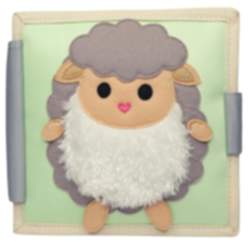 Happy Sheep (ab 4 Monaten) - 6 Seiten Mini Quiet Book