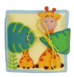 Jolly Jungle - 6 Seiten Mini Quiet Book