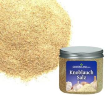 Knoblauch Salz, Gewürz, mediterrane Spezialität - Gewürze kaufen