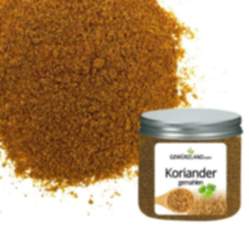 Koriander gemahlen, Coriander gemahlen, fein gemahlen, ho...