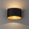 LED Außenwandlampe Up Down in Gold Schwarz IP54 5W