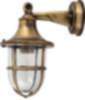 Messing Wandlampe IP64 Maritim Haus Hof SANTORIN