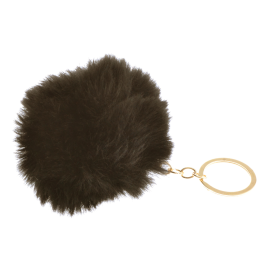 Pom Poms Plüsch Bommel Schlüsselanhänger Pompom Schwarz