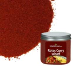 Rotes Curry Scharf