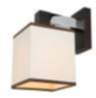 Stilvolle Wandlampe CALI Creme Stoff Modern Lampe