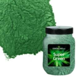 Super Green Mischung mit Weizengras, Gerstengras, Moringa, Baobab, Spirulina und Chlorella - Gewürze kaufen