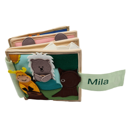 Tierfreunde - 6 Seiten Mini Quiet Book