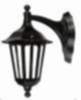 Wandlampe Außen Schwarz IP44 E27 Aluminium Rustikal