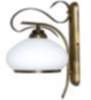 Wandlampe Glas Metall Jugendstil Antike Lampe