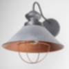 Wandlampe Grau Kupfer E27 Industrie Design