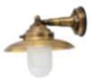 Wandlampe KAVALA Messing Glas IP64 Maritim E27