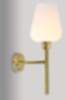 Wandlampe Messing Glas Handarbeit Premium DALIA Flur