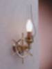 Wandlampe Messing Glas Maritim Antik Badezimmer Flur