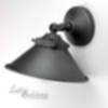 Wandlampe Vintage in Bronze aus echtem Messing