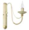 Wandleuchte Wandlampe Innenlampe Creme Rustikal