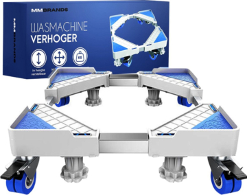 MM Brands Waschmaschinenaufzug - Möbelroller - Möbeltransporter - Mit 4 Rädern