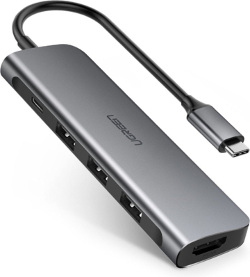 UGREEN 5-in-1 USB-C Hub mit USB-A / USB-C / HDMI für Tablet/Phone